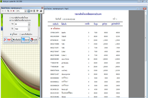 รายงานสินค้าคงเหลือตามประเภท